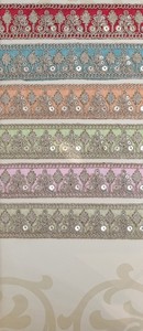 Des fils magnifiques sur mesure transforment vos créations avec nos lacets brodés. accessoires vestimentaires scrapbooking home decor. - Product Image 6