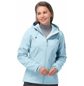 Chaqueta Softshell de calidad superior hecha a medida para hombre, ropa de invierno transpirable, capucha, estilo informal, cierre de cremallera, sólida para otoño - Product Image 6