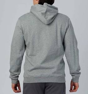 Ommiz Industry ofrece sudaderas y hoodies para hombre, 100% algodón, estilo French Terry, color gris jaspeado. - Product Image 4