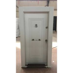 ABSDOOR AURA Puertas de Seguridad Modernas con Chapa de Madera Natural y Acero Inoxidable, Elegancia Atemporal para Entradas de Villas, Hoteles e Interiores, Turquía - Product Image 3