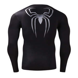 Rashguard OEM Rash Guard Men Sublimation <b>Printed</b> Spandex Bjj Rash Guard Gym <b>Surfing</b> Diving Rashguard Compression Shirts MMA - Product Image 2