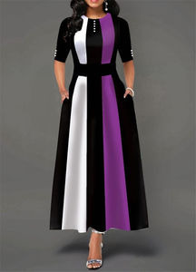 Robe de luxe avec logo brodé pour femmes, Abayas, personnalisé, dubaï, ouvert, robes musulmanes, doublure multicolore, ensemble de robes - Product Image 3