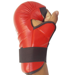 Guantes de Protección para Artes Marciales Tradicionales con Cordones y Logotipo Personalizado, Guantes de Boxeo Duraderos y Ligeros de Cuero PU - Product Image 2