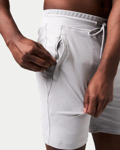 Wholesale OEM Service Custom Design Solid Gym <b>Men</b> Physique <b>Shorts</b> 100% Cotton Windproof Breathable for Competition Different - Product Image 5