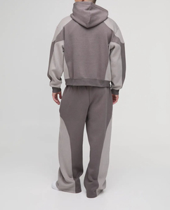 Chándal Unisex de algodón 100% de peso pesado 450 GSM calidad Premium logotipo bordado personalizado Jersey con capucha de ajuste Regular ropa de calle - Product Image 3