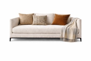 Canapé moderne Campania 3 places |   Canapé en tissu contemporain |   Sièges pour salon et hôtellerie fabriqués au Vietnam |   Canapé design - Product Image 3