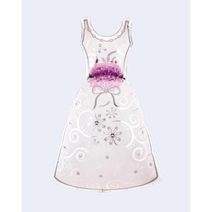 Ballons de fête en forme de robe de mariée, 74 cm, lot de 12 - Product Image 1