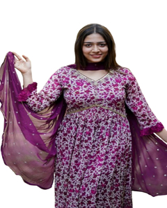 2024 alta calidad Indio Pakistán mujeres Kurti conjunto tradicional muselina seda Kurtis Venta caliente piezas colección para mujeres India - Product Image 1