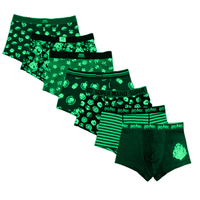 Sous-vêtements pour hommes en coton et élasthanne de haute qualité, caleçons boxers à taille basse, respirants, antibactériens, écologiques, personnalisés