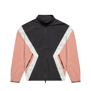 Chaqueta Cortavientos Impermeable con Capucha de Color Liso de la Mejor Calidad, Chaqueta Cortavientos con Colores Contrastantes y Logotipo Personalizado para Exteriores - Product Image 1