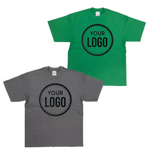 T-shirt à manches courtes en coton épais pro Club pour homme T-shirt avec logo personnalisé pour homme avec option d'impression de logo personnalisée - Product Image 1