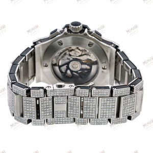Premium Moissanite Diamond <b>Watch</b> with Full Iced Out Look, Brilliant Sparkle, Luxury Stainless Steel Band, Perfect for <b>Men</b> Women - Product Image 6