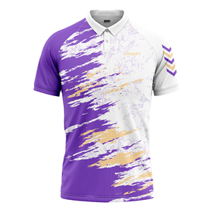 Polo de tennis unisexe sans couture et respirant de haute qualité personnalisé OEM ODM Polos de fitness en polyester et spandex à manches complètes Sports - Product Image 3
