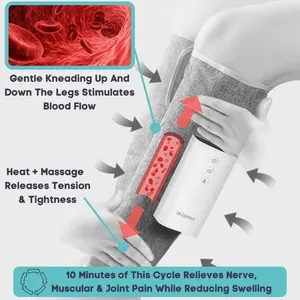 Bota eléctrica de recuperación de aire con calor y venas varicosas fisioterapia para circulación relajación del pie producto para aliviar el dolor - Product Image 4