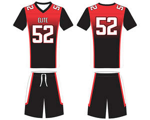 Conjuntos de Camisetas de Fútbol Americano con Estampado Personalizado de Talla Grande 7v7, Uniformes de Equipo Personalizados, Transpirables, 100% Poliéster - Product Image 4