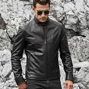 Veste en cuir pour homme de haute qualité pour motard Veste en cuir véritable Matériel de qualité supérieure Veste en cuir pour homme Veste pour homme - Product Image 4