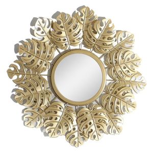 Fancy <b>Decorative</b> High Quality Flower <b>Leaf</b> Design Best Selling Large <b>Wall</b> Mirror for Rooms Top Quality - Product Image 6