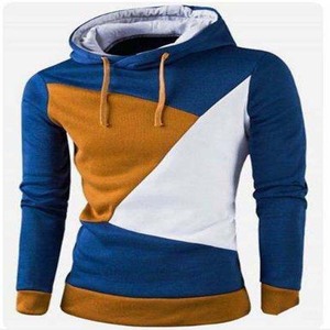 Sweat à capuche imprimé pour homme, coupe classique, 100 % coton molletonné, hiver, différentes couleurs, broderie contrastante, pas cher, haute qualité - Product Image 4