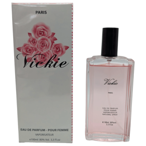 Vickie Nouveau Parfum Floral & Fruité Eau de Parfum Liquide 100ml Vaporisateur Longue Durée pour Femme France Parfums Concept - Product Image 1