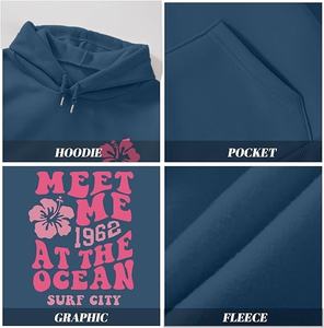 Nouveauté, sweat à capuche surdimensionné à épaules tombantes, imprimé avec un logo personnalisé, en molleton de coton, sweat à capuche d'hiver pour femmes, fabriqué au Bangladesh - Product Image 6