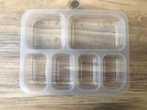 ที่มีคุณภาพสูงขายร้อนที่แข็งแกร่งทิ้ง6ฟิล์มแบ่ง-Coverable PP กล่องบรรจุภัณฑ์พลาสติกสดและแช่แข็งอาหารปิดผนึกถาด - Product Image 4