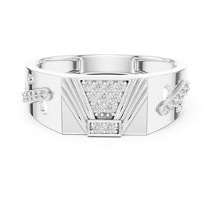 Anillo de Oro Rosa de 14K con Diamante Cultivado en Laboratorio de 0.18 Quilates, Certificado IGI, para Mujer |   Nuevo Vestido de Fiesta con Diamantes Cultivados - Product Image 2