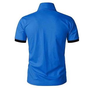 Camiseta de manga corta de talla grande para hombre de alta calidad para polos, algodón elegante y cómodo para ropa informal, ropa deportiva estampada sólida - Product Image 4