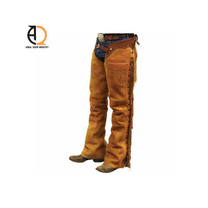 Chaps en cuir véritable pour hommes, style western, personnalisables, vente en gros - Product Image 6
