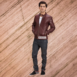 Wholesale Casual Style Top Quality Men Stylish Leather <b>Jacket</b> Good Quality Men Leather <b>Jacket</b> Solid Color - Product Image 5