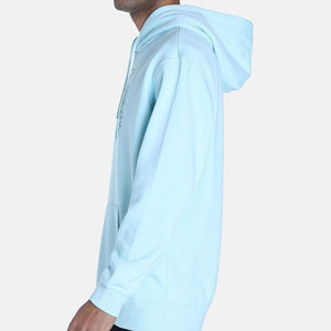 Men's High Quality Custom Logo 3D Embroidery Fleece Pullover Hoodies-Eco-Friendly Breathable Regular Fit - Product Image 3