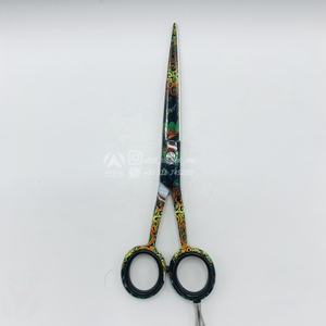 2025 ciseaux de coiffeur en acier inoxydable de haute qualité ciseaux de coupe de cheveux pour Salon usage domestique papier couleur enduit beauté soins personnels - Product Image 4