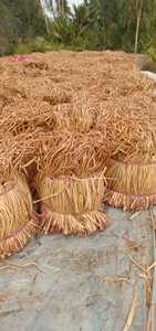 ผักตบชวาแห้งเวียดนาม (Eichhornia Crassipes) สีน้ำตาลธรรมชาติ หนา 6 มม. ยาว 40-60 ซม. แกนใยพลาสติก PP ทอ - Product Image 5