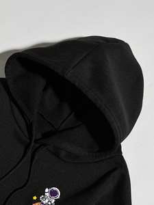 เสื้อฮู้ดวินเทจสำหรับผู้ชายเสื้อกันหนาวขนแกะใส่สบายมีฮู้ดผ้าคอตตอน100% ยกโลโก้ - Product Image 3