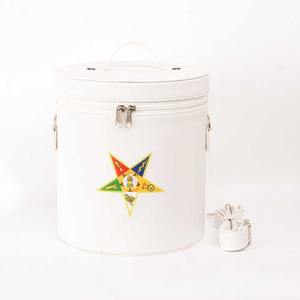 Fez cas Shriners maçonnique coque dure ronde ovale Vintage classique traditionnel personnalisé à la main pliable Portable étanche fez - Product Image 1