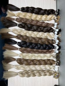 100% naturel vietnamien Super Double dessiné cheveux humains tissage Extension en vrac vague Style matière première numéro de modèle - Product Image 5