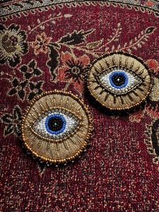 Gold Plated Peach Moonstone Gemstone Bead Charms <b>3</b> Bead Cluster <b>Pendants</b> for Jewelry Making, Handmade Birthstone Charms - Product Image 4