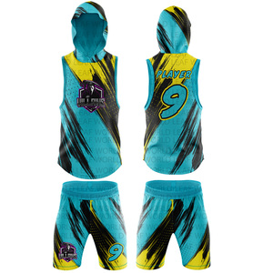 Maillots de football américain 7V7 personnalisés de haute qualité Nouveau design pour les équipes adultes garçons comprend un short d'équipe avec impression par sublimation - Product Image 2