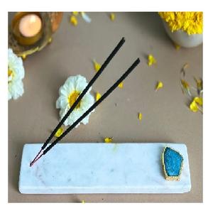 Marble with Turquoise Agate <b>Incense</b> <b>Stick</b> <b>Holder</b> Handmade & High Quality Stone <b>Incense</b> Burner Home Fragrance <b>Stick</b> Customize - Product Image 1