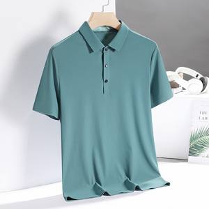 Camiseta de Manga Corta para Hombre, Tejida, Transpirable, 100% Algodón, Color Sólido, Antiencogimiento, de Alta Calidad, Personalizable - Product Image 3