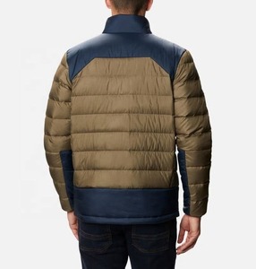 Men's Custom Plus Size Waterproof Windproof Puffer Jacket with Polyester Filling and Zipper Closure for Winter <b>Motorbike</b> Use - Product Image 2