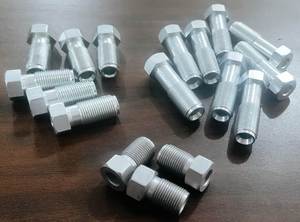 ¡Perno de brida hexagonal de acero M12 más vendido, tuerca de ajuste de GNC a granel estándar DIN, pernos de alta calidad a la venta! - Product Image 2