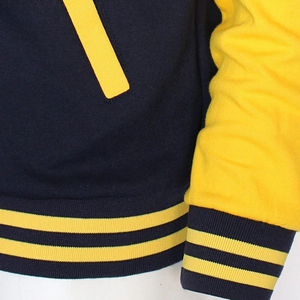 Chaquetas de béisbol universitarias sólidas para hombre de calidad superior Ropa formal con logotipo personalizado a la moda Dos colores sólidos Liso Ligero Invierno - Product Image 6