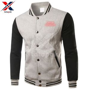 Chaqueta Universitaria de Invierno para Hombre, Resistente al Viento, 100% Algodón, Mangas Regulares, Diseño de Logotipo Bordado Personalizado, Estilo Universitario, de Fábrica - Product Image 5