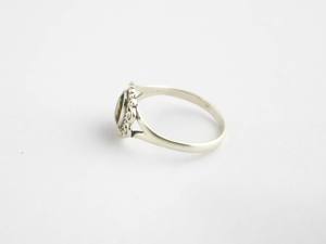 Bague en argent sterling 925 avec tourmaline verte, sertie à la main, ovale, pierre précieuse - Product Image 2