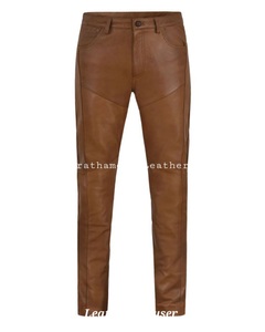 Pantalones de cuero de edición limitada para mujer, pantalones de cuero genuino OEM, ropa de calle, ropa Formal de oficina informal, calidad de exportación elegante - Product Image 6