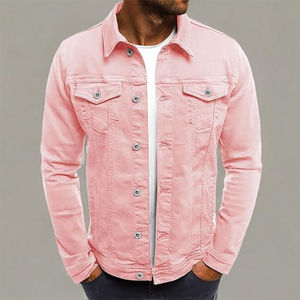 Nouvel arrivage Veste en jean streetwear vintage pour homme Conception personnalisée 100% coton Veste en jean chaude de haute qualité pour la saison d'hiver pour homme - Product Image 4