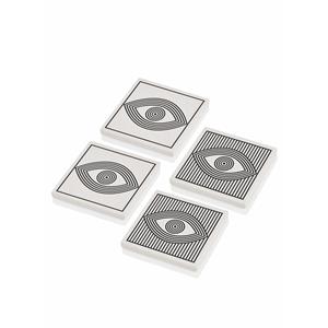 I sottobicchieri di pietra Mia BRD0076 Set di 4 occhi