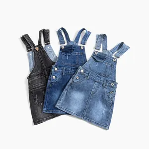 Enfant garcons tute per bambina tute per bambini strappate 2 anni salopette per Jeans elasticizzati in Denim per bambini