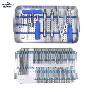 Juego de Extracción de Tornillos Rotos Ortopédicos de Acero Inoxidable de Marca Personalizada, Instrumento de Extracción de Tornillos, Herramientas Quirúrgicas de Alta Calidad - Product Image 1