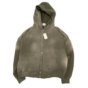 Women Pullover 100% Cotton <b>Hoodie</b> Letter Print Loose Breathable Woven Applique Sun Faded <b>Oversized</b> <b>Fleece</b> Hoodies For Unisex - Product Image 2